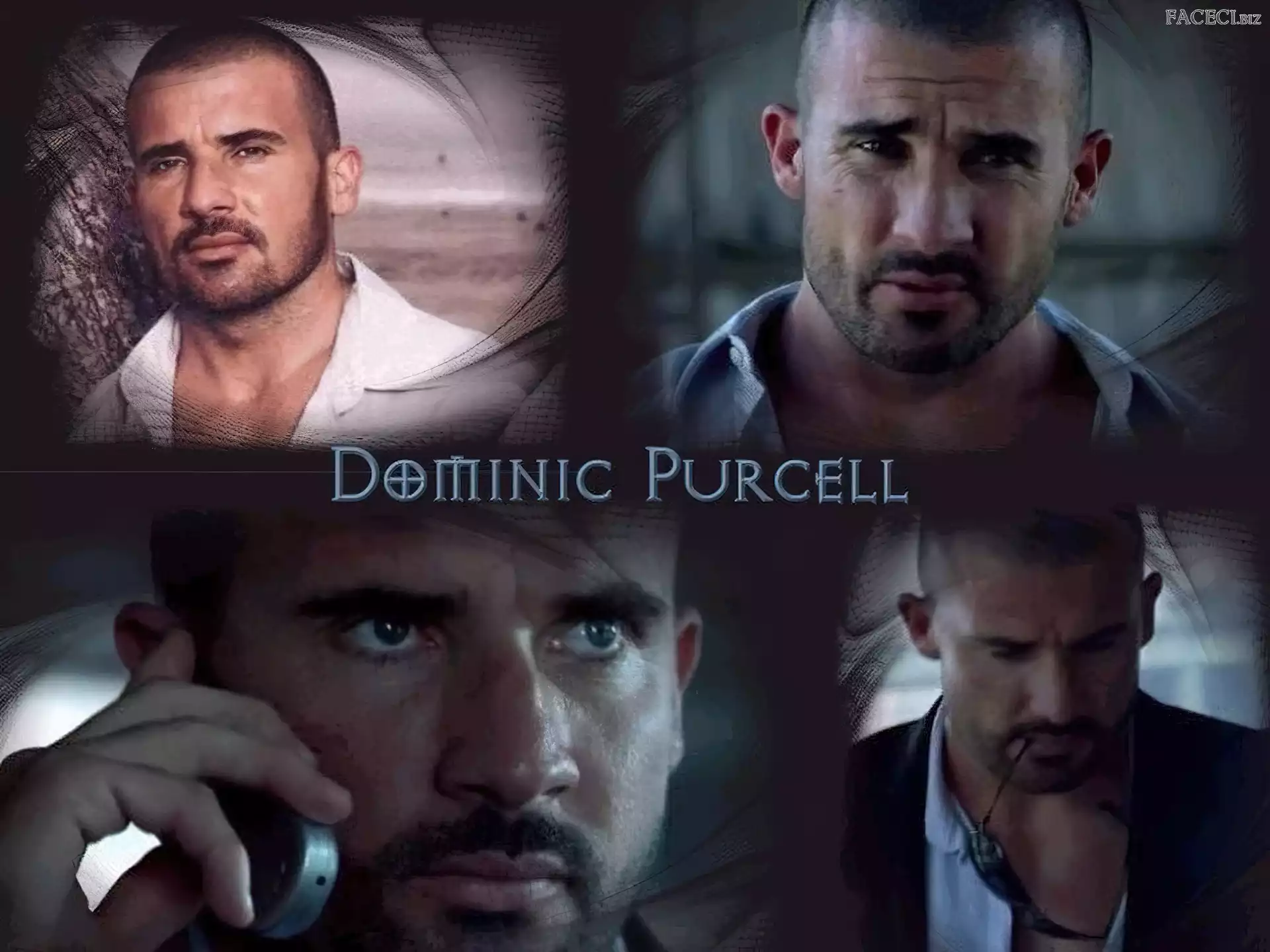 komórka, Dominic Purcell, okulary
